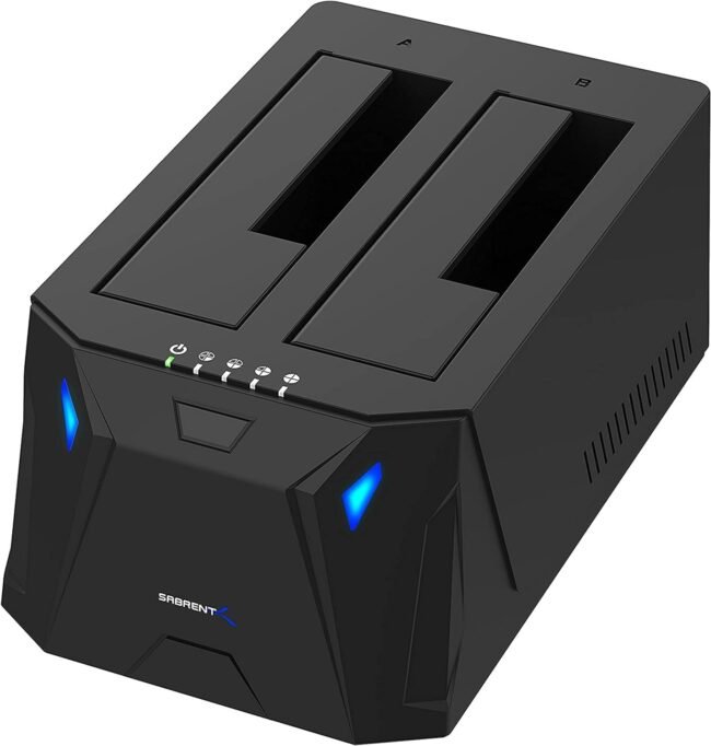 SABRENT USB 3.0 Dual Bay Docking Station for HDD/SSD