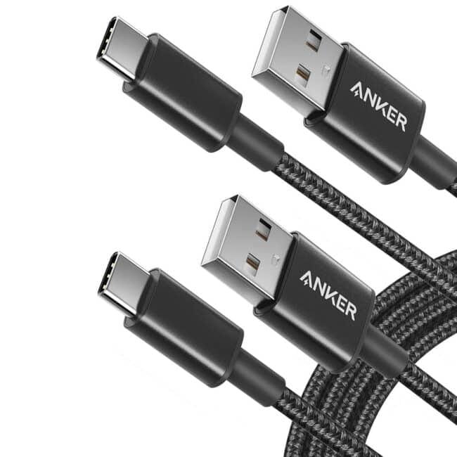 Anker USB A to USB C Fast Cable 2 Pack 6FT